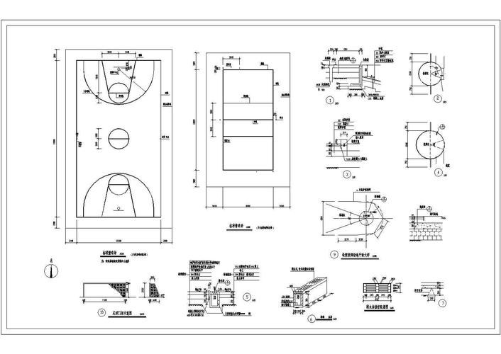 篮球场施工资料目录，篮球场施工方案范本