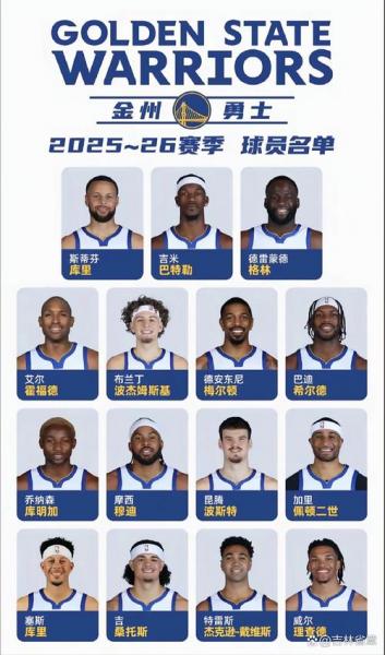 2016nba总决赛勇士阵容，2016总决赛勇士数据